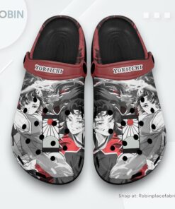 Yoriichi Tsugikuni Crocs Shoes Manga Style Personalized