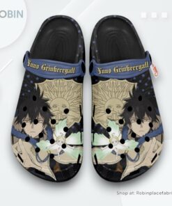 Yuno Grinberryall Crocs Shoes, Anime Gifts