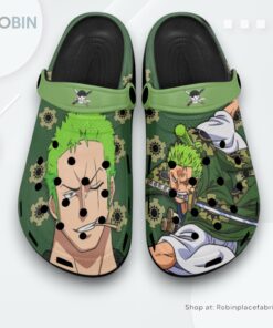 Zoro Wano Arc Crocs Shoes Zoro Wano Arc Crocs Shoes