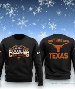 2023 Big 12 Football Champions Texas Longhorns Sweater and Sweatshirt