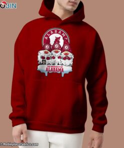 Christmas Gnomes Hold Alabama Crimson Tide Unisex Shirt Christmas Gnomes Hold Alabama Crimson Tide Unisex Shirt