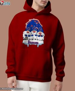 Christmas Gnomes Hold Boise State Broncos Unisex Shirt