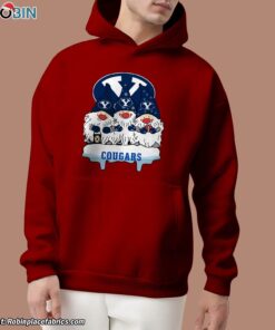 Christmas Gnomes Hold Brigham Young Cougars Unisex Shirt