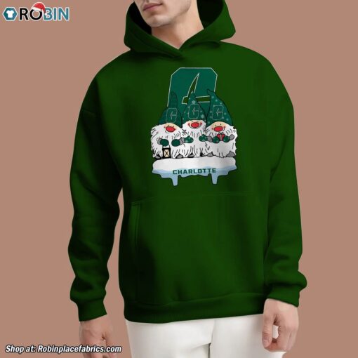 Christmas Gnomes Hold Charlotte 49ers Unisex Shirt