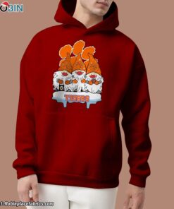Christmas Gnomes Hold Clemson Tigers Unisex Shirt