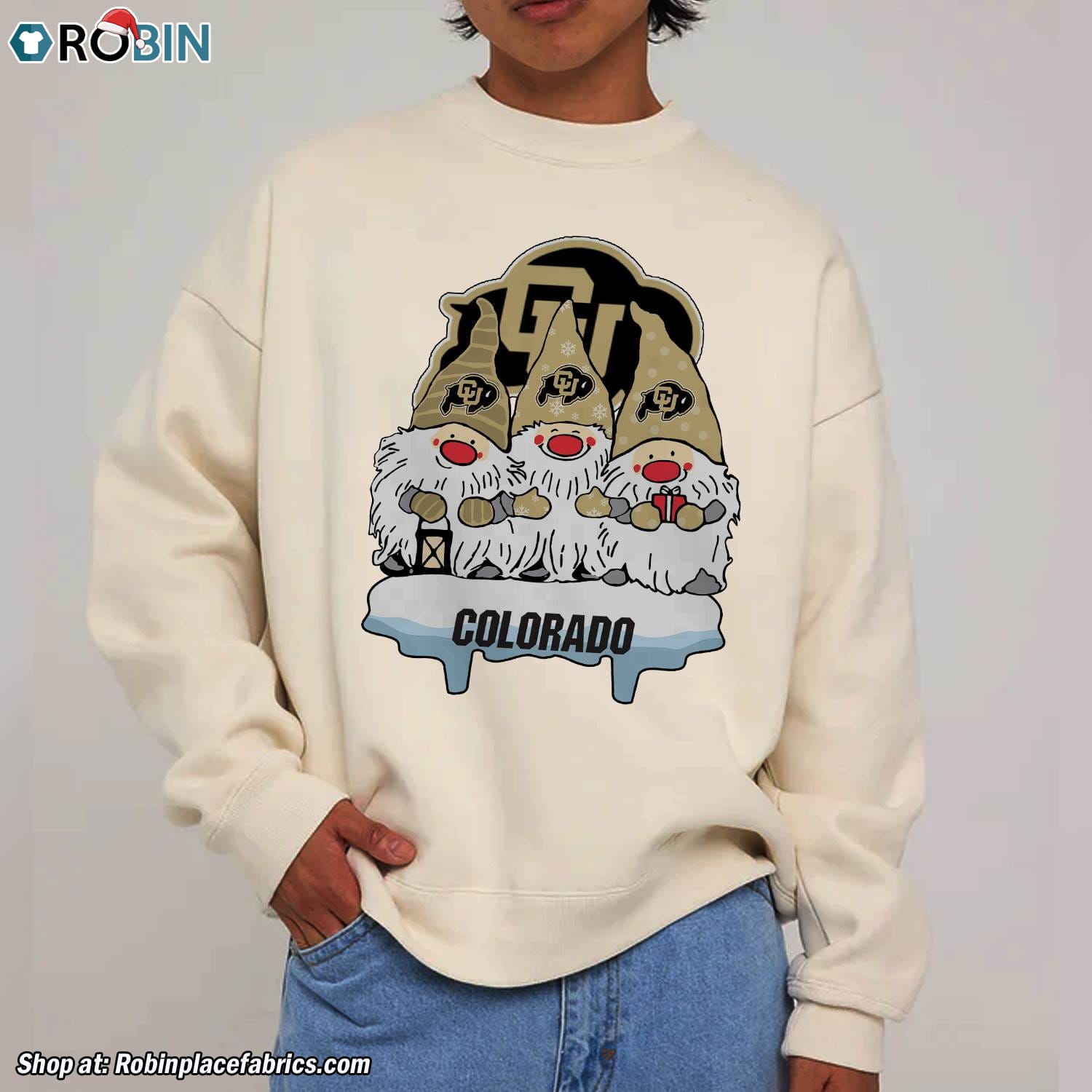 Christmas Gnomes Hold Colorado Buffaloes Unisex Shirt