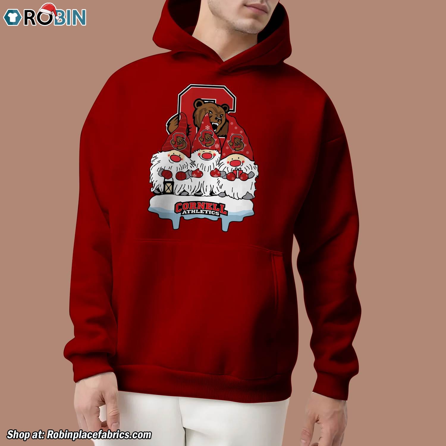 Christmas Gnomes Hold Cornell Big Red Unisex Shirt