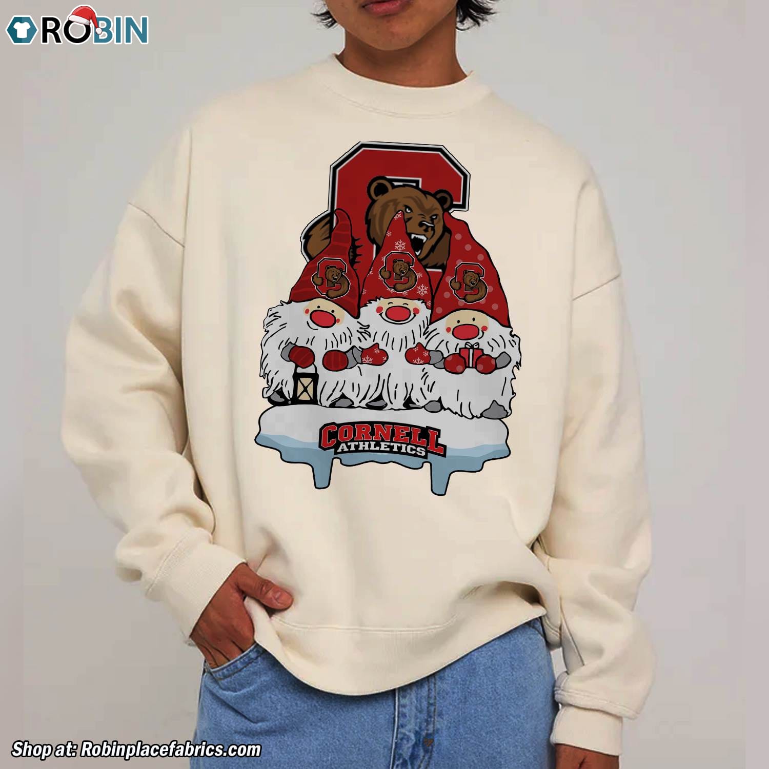 Christmas Gnomes Hold Cornell Big Red Unisex Shirt