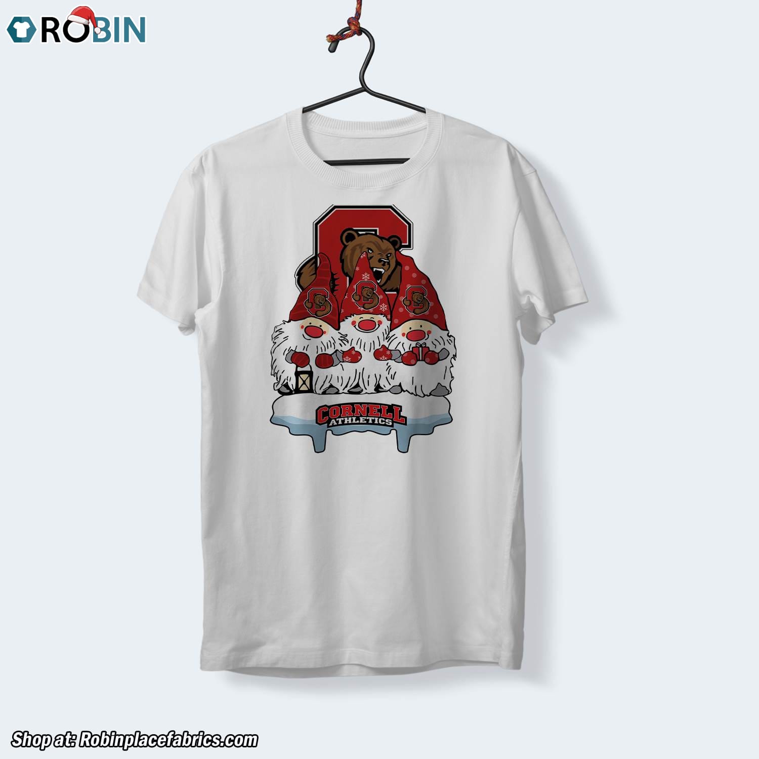 Christmas Gnomes Hold Cornell Big Red Unisex Shirt