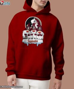 Christmas Gnomes Hold Florida State Seminoles Unisex Shirt Christmas Gnomes Hold Florida State Seminoles Unisex Shirt