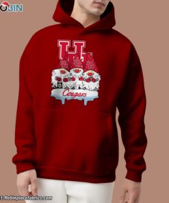 Christmas Gnomes Hold Houston Cougars Unisex Shirt Christmas Gnomes Hold Houston Cougars Unisex Shirt