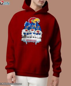 Christmas Gnomes Hold Kansas Jayhawks Unisex Shirt