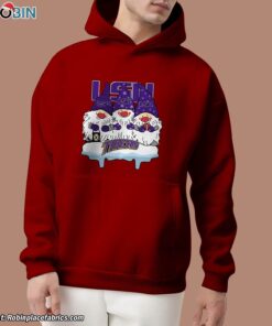 Christmas Gnomes Hold LSU Tigers Unisex Shirt