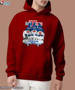 Christmas Gnomes Hold Louisiana Tech Bulldogs Unisex Shirt