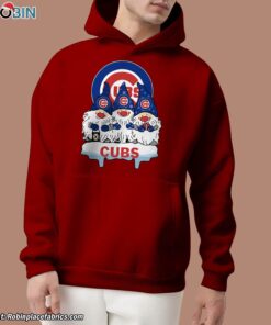 Christmas Gnomes Hold MLB Chicago Cubs Unisex Shirt
