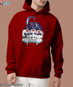 Christmas Gnomes Hold MLB Colorado Rockies Unisex Shirt Christmas Gnomes Hold MLB Colorado Rockies Unisex Shirt