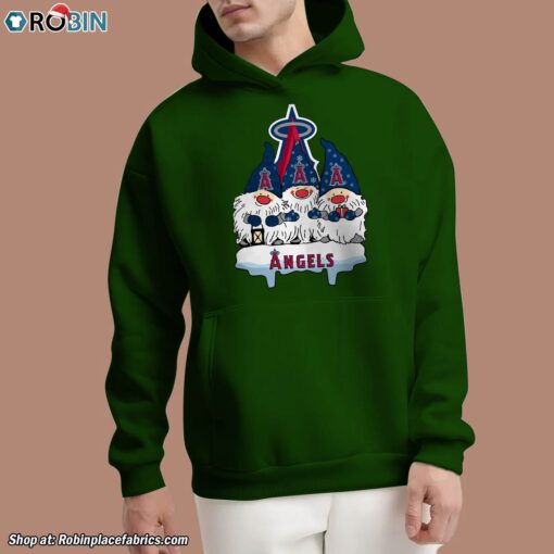 Christmas Gnomes Hold MLB Los Angeles Angels Unisex Shirt