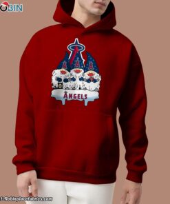 Christmas Gnomes Hold MLB Los Angeles Angels Unisex Shirt
