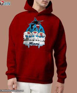 Christmas Gnomes Hold MLB Miami Marlins Unisex Shirt