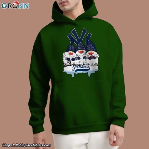 Christmas Gnomes Hold MLB New York Yankees Unisex Shirt