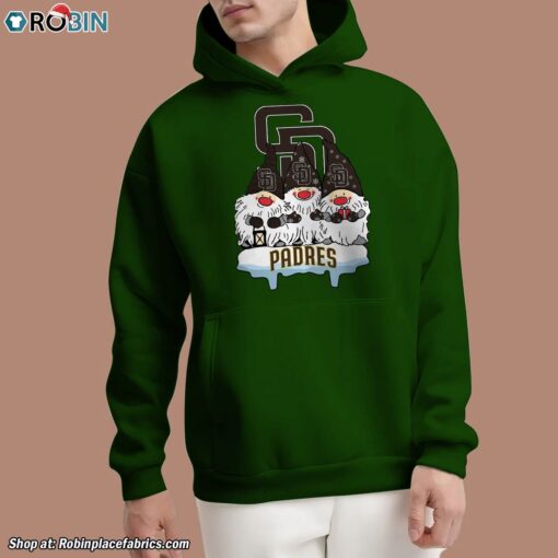 Christmas Gnomes Hold MLB San Diego Padres Unisex Shirt