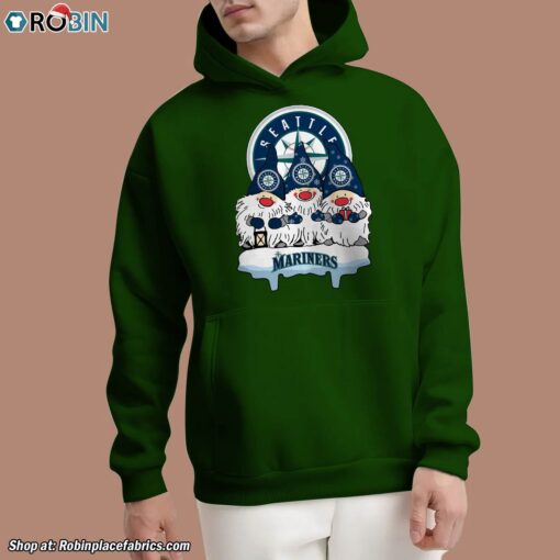 Christmas Gnomes Hold MLB Seattle Mariners Unisex Shirt