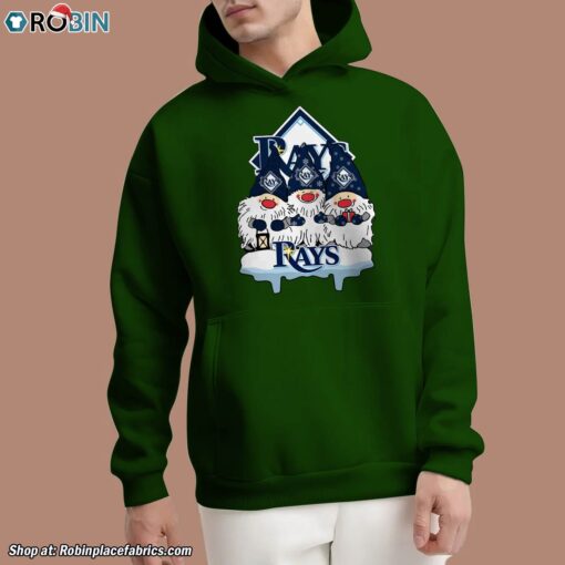 Christmas Gnomes Hold MLB Tampa Bay Rays Unisex Shirt