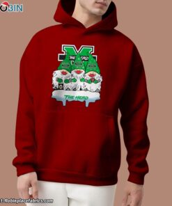 Christmas Gnomes Hold Marshall Thundering Herd Unisex Shirt
