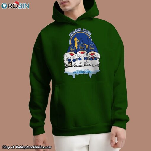 Christmas Gnomes Hold NBA Golden State Warriors Unisex Shirt