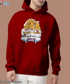 Christmas Gnomes Hold NBA Los Angeles Lakers Unisex Shirt Christmas Gnomes Hold NBA Los Angeles Lakers Unisex Shirt