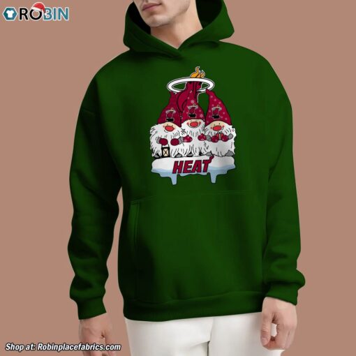 Christmas Gnomes Hold NBA Miami Heat Unisex Shirt
