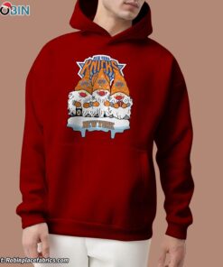 Christmas Gnomes Hold NBA New York Knicks Unisex Shirt