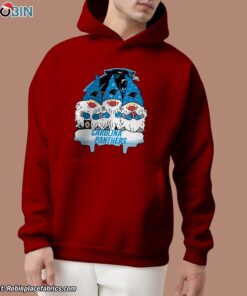 Christmas Gnomes Hold NFL Carolina Panthers Unisex Shirt Christmas Gnomes Hold NFL Carolina Panthers Unisex Shirt