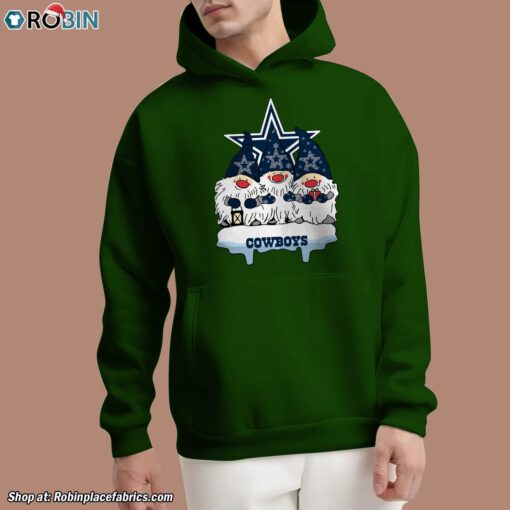 Christmas Gnomes Hold NFL Dallas Cowboys Unisex Shirt