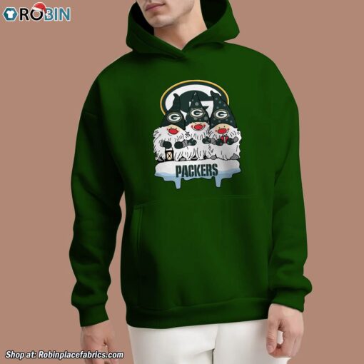 Christmas Gnomes Hold NFL Green Bay Packers Unisex Shirt