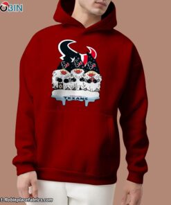 Christmas Gnomes Hold NFL Houston Texans Unisex Shirt