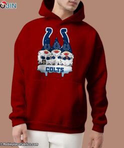 Christmas Gnomes Hold NFL Indianapolis Colts Unisex Shirt