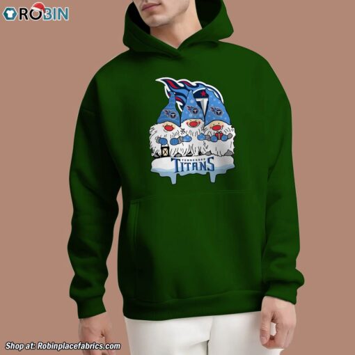 Christmas Gnomes Hold NFL Tennessee Titans Unisex Shirt