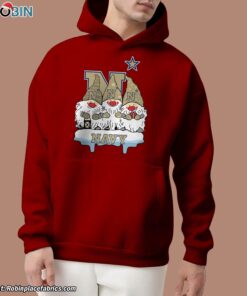 Christmas Gnomes Hold Navy Midshipmen Unisex Shirt