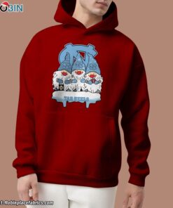 Christmas Gnomes Hold North Carolina Tar Heels Unisex Shirt Christmas Gnomes Hold North Carolina Tar Heels Unisex Shirt
