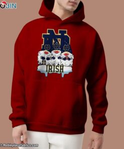 Christmas Gnomes Hold Notre Dame Fighting Irish Unisex Shirt Christmas Gnomes Hold Notre Dame Fighting Irish Unisex Shirt