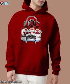 Christmas Gnomes Hold Ohio State Buckeyes Unisex Shirt Christmas Gnomes Hold Ohio State Buckeyes Unisex Shirt