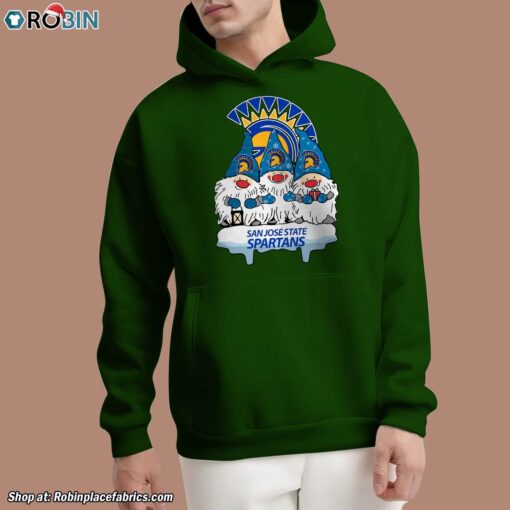 Christmas Gnomes Hold San Jose State Spartans Unisex Shirt