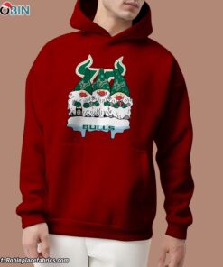 Christmas Gnomes Hold South Florida Bulls Unisex Shirt