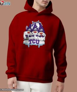 Christmas Gnomes Hold TCU Horned Frogs Unisex Shirt