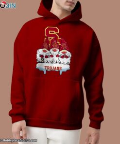 Christmas Gnomes Hold USC Trojans Unisex Shirt