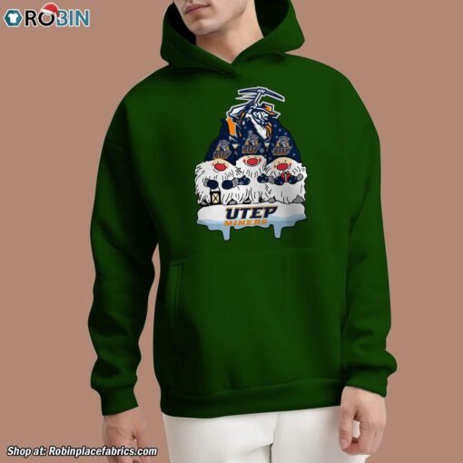 Christmas Gnomes Hold UTEP Miners Unisex Shirt