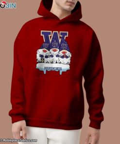Christmas Gnomes Hold Washington Huskies Unisex Shirt