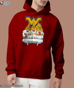 Christmas Gnomes Hold West Virginia Mountaineers Unisex Shirt Christmas Gnomes Hold West Virginia Mountaineers Unisex Shirt