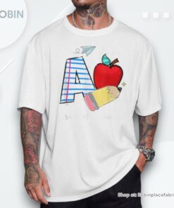 A Is For Assistant Principal Pencil Apple Back To School Shirt